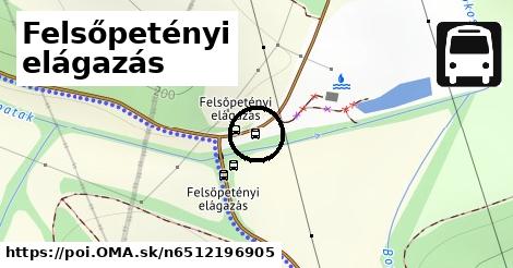 Felsőpetényi elágazás