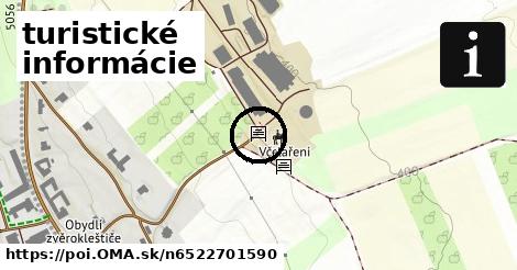 turistické informácie