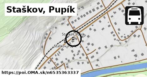 Staškov, Pupík