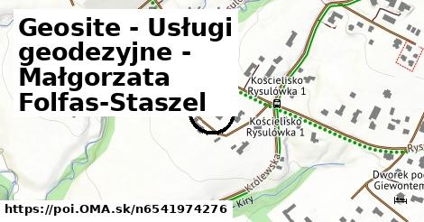 Geosite - Usługi geodezyjne - Małgorzata Folfas-Staszel