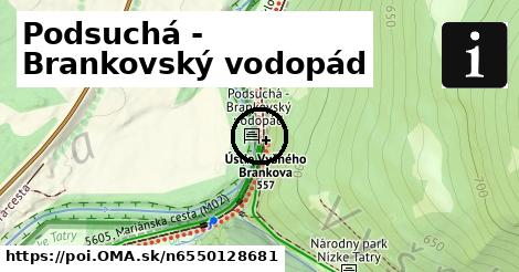 Podsuchá - Brankovský vodopád