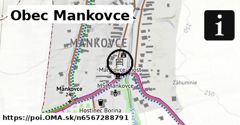 Obec Mankovce