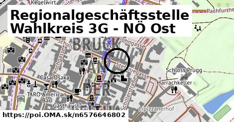 Regionalgeschäftsstelle Wahlkreis 3G - NÖ Ost