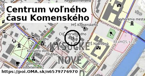 Centrum voľného času Komenského