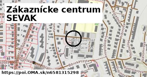 Zákaznícke centrum SEVAK