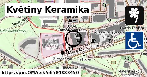 Květiny Keramika