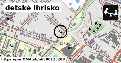 detské ihrisko