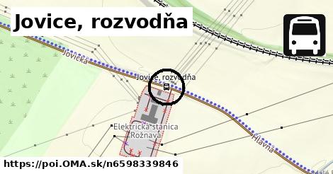 Jovice, rozvodňa