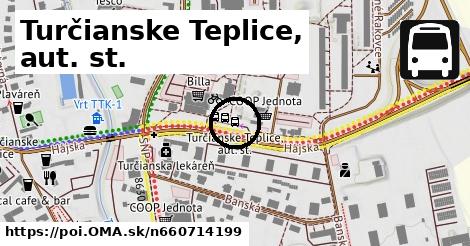 Turčianske Teplice, aut. st.