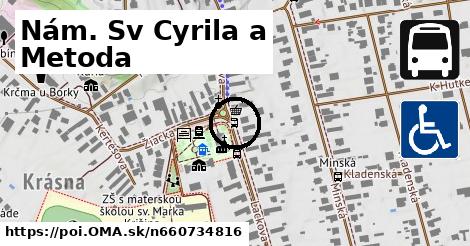 Nám. Sv Cyrila a Metoda