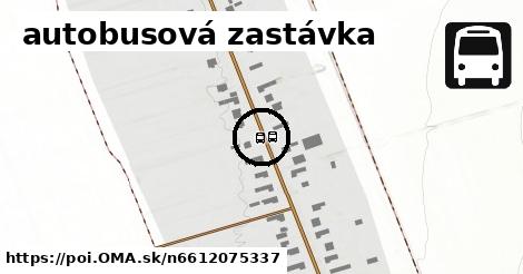 autobusová zastávka