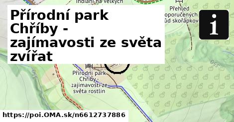 Přírodní park Chříby - zajímavosti ze světa zvířat