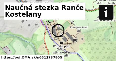 Naučná stezka Ranče Kostelany