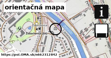 orientačná mapa