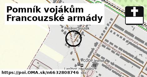 Pomník vojákům Francouzské armády