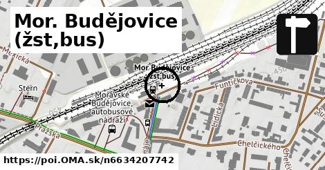 Mor. Budějovice (žst,bus)