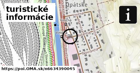 turistické informácie