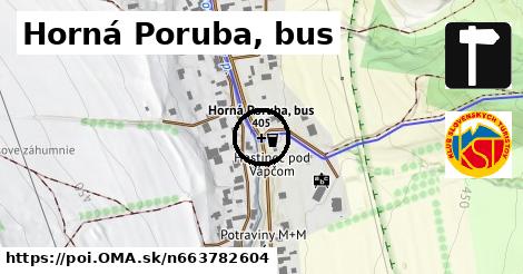 Horná Poruba, bus