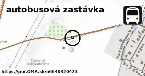 autobusová zastávka