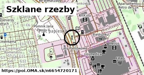 Szklane rzezby