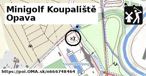 Minigolf Koupaliště Opava