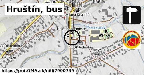 Hruštín, bus