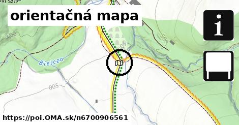 orientačná mapa