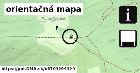orientačná mapa