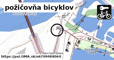 požičovňa bicyklov