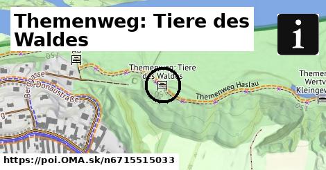 Themenweg: Tiere des Waldes