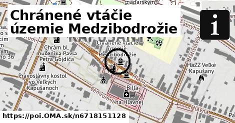 Chránené vtáčie územie Medzibodrožie