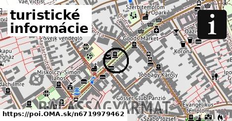 turistické informácie