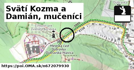 Svätí Kozma a Damián, mučeníci