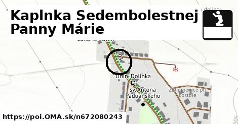 Kaplnka Sedembolestnej Panny Márie