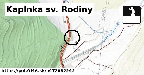 Kaplnka sv. Rodiny