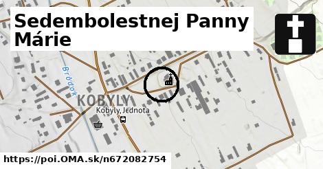 Sedembolestnej Panny Márie