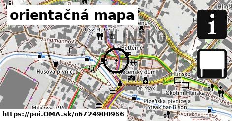 orientačná mapa