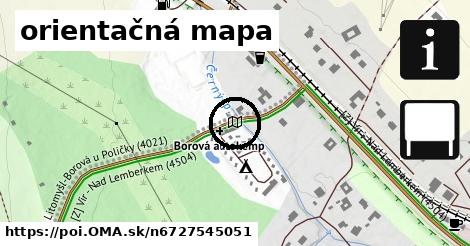 orientačná mapa