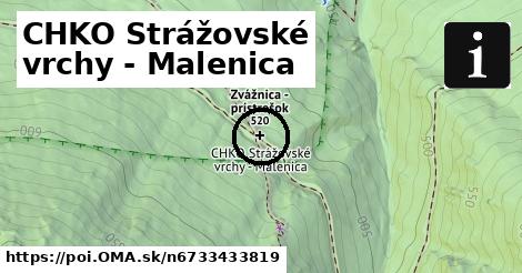 CHKO Strážovské vrchy - Malenica