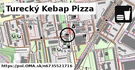 Turecký Kebap Pizza