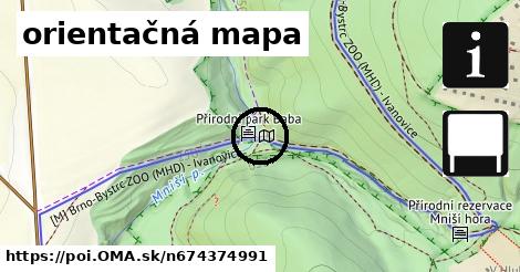 orientačná mapa