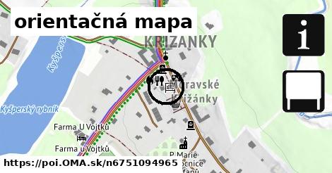 orientačná mapa