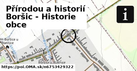 Přírodou a historií Boršic - Historie obce