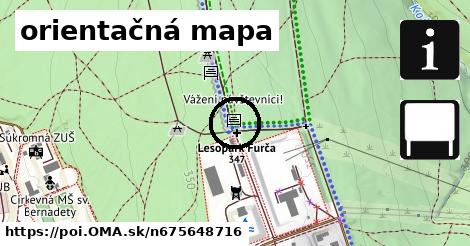 orientačná mapa