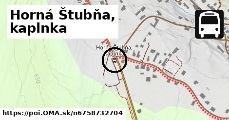 Horná Štubňa, kaplnka