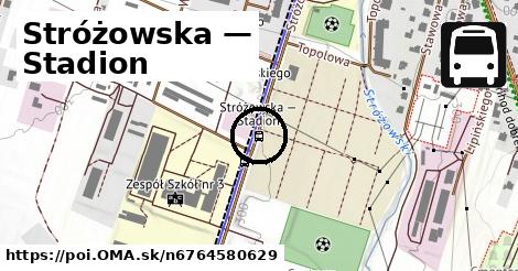 Stróżowska — Stadion
