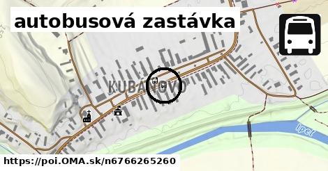 autobusová zastávka