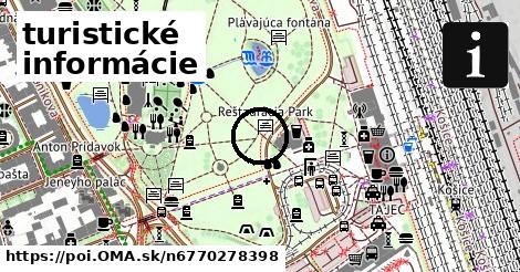 turistické informácie