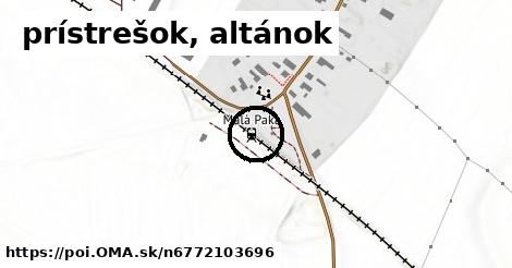 prístrešok, altánok