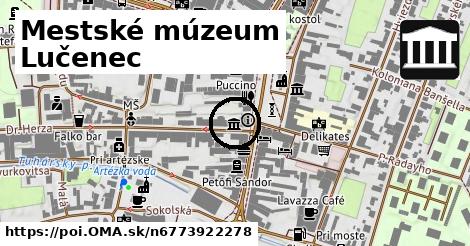 Mestské múzeum Lučenec